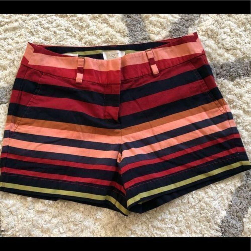 Loft 4’’ striped shorts